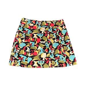 Talbots Geometric Mod Print Cotton Stretch Skirt Size 18